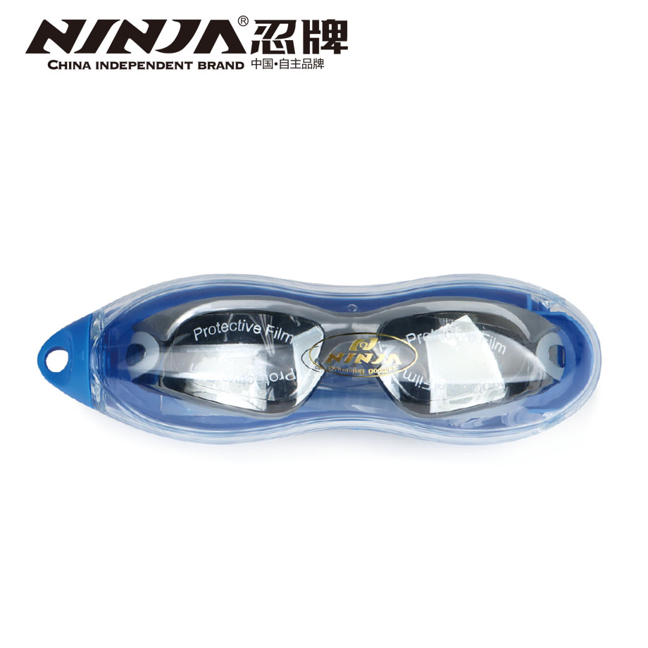 忍牌防霧防水防紫外線(xiàn)電鍍泳鏡NY1011